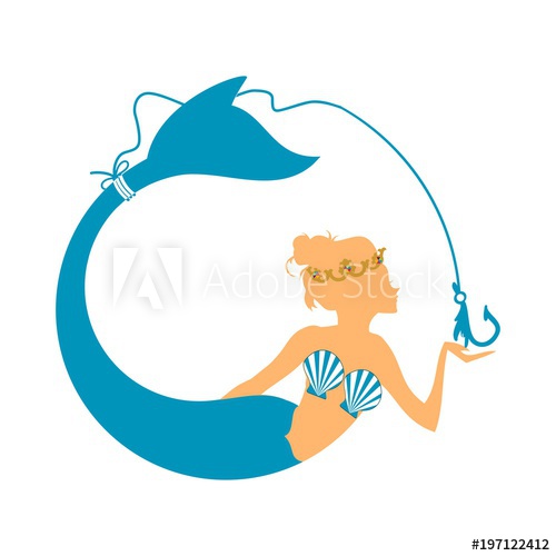 Mermaid Logo Vector 500x500 Mermaid Logo Vector