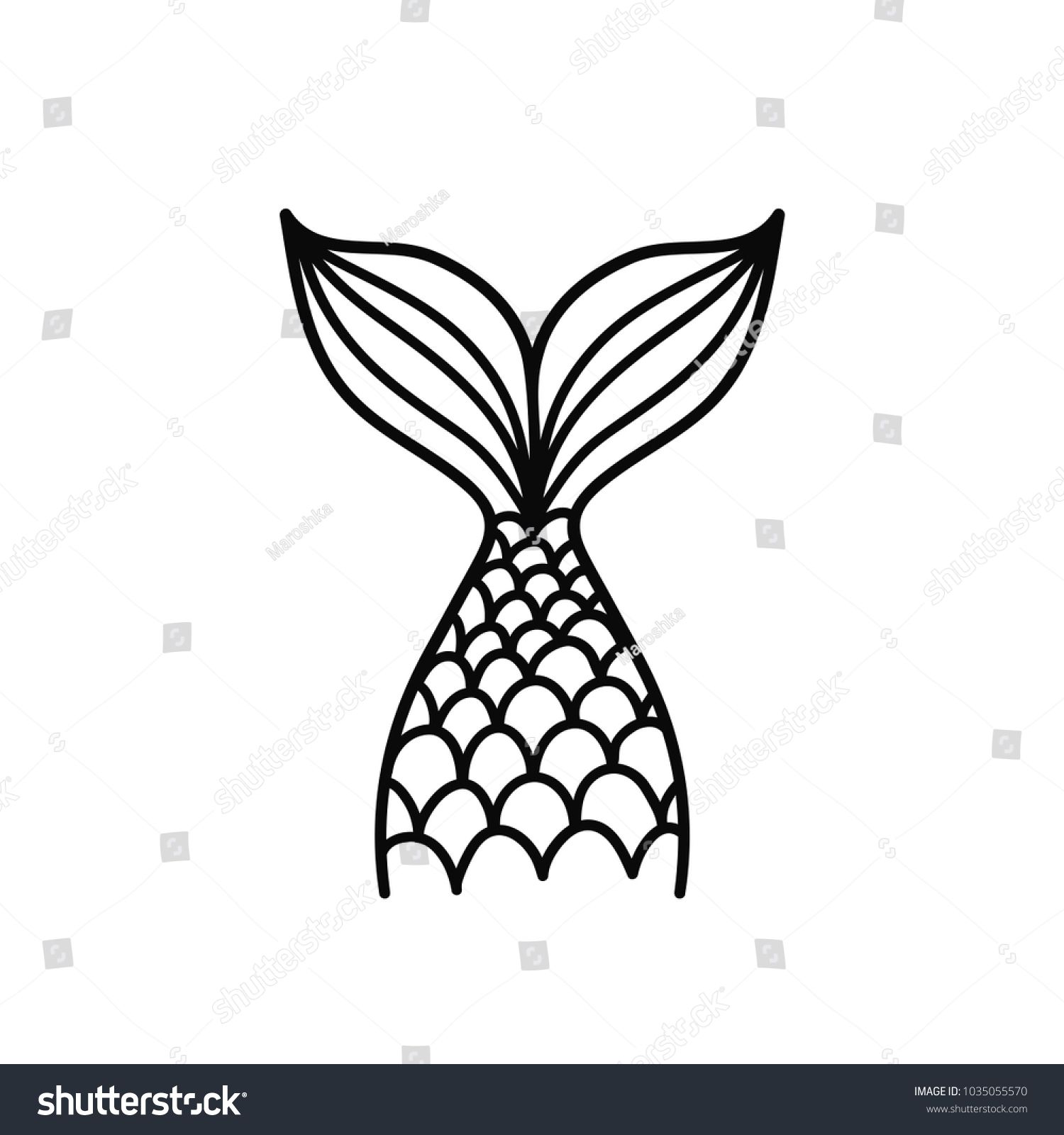 Download Mermaid Tail Vector at Vectorified.com | Collection of ...