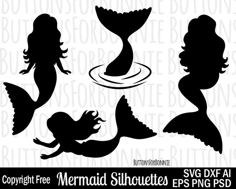 794x635 Mermaid Vector Mermaid Mermaid Tail Digital Cutting Etsy