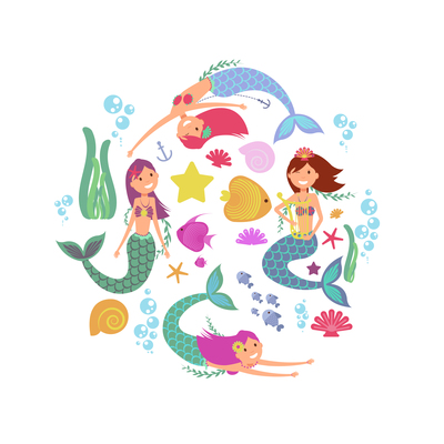 Mermaid Vector On Curated Vector Illustrations, Stock Royalty Free 400x400 Mermaid Vector On Curated Vector Illustrations, Stock Royalty Free