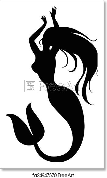 Free Art Print Of Silhouette Dance Mermaid Vector Illustrations 350x580 Free Art Print Of Silhouette Dance Mermaid Vector Illustrations