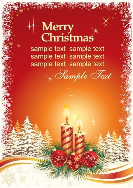 456x644 Free Christmas Card Vector Templates Clipart And Vector Graphics