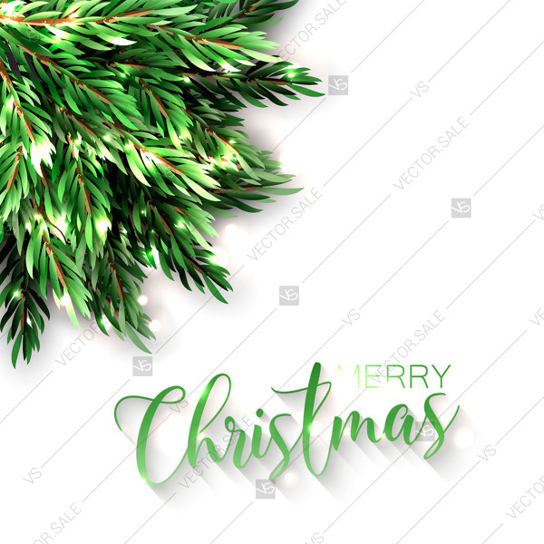 600x600 Merry Christmas Happy New Year Greeting Card Vector Template
