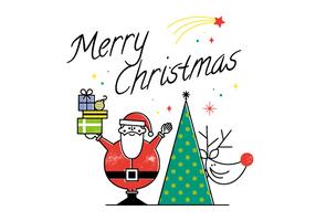 286x200 Christmas Card Free Vector Art