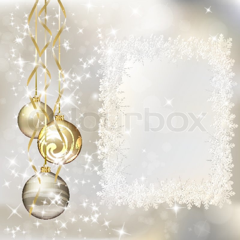 800x800 Merry Christmas Greeting Card Vector Stock Vector Colourbox