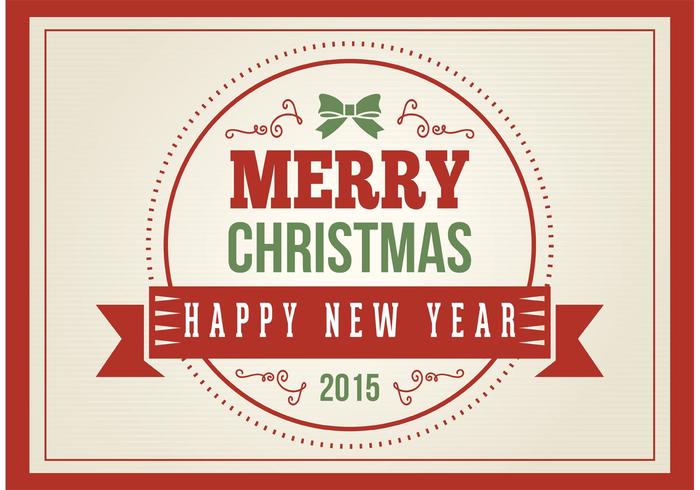 700x490 Christmas Card Vector