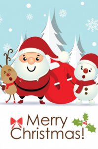 198x300 Very Merry Free Christmas Vectors Graphicmama Blog