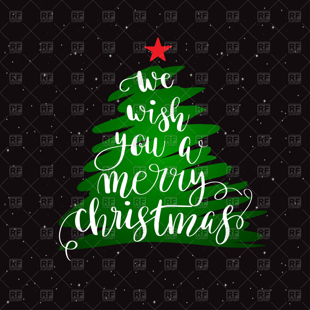 1200x1200 Christmas Card And Tree