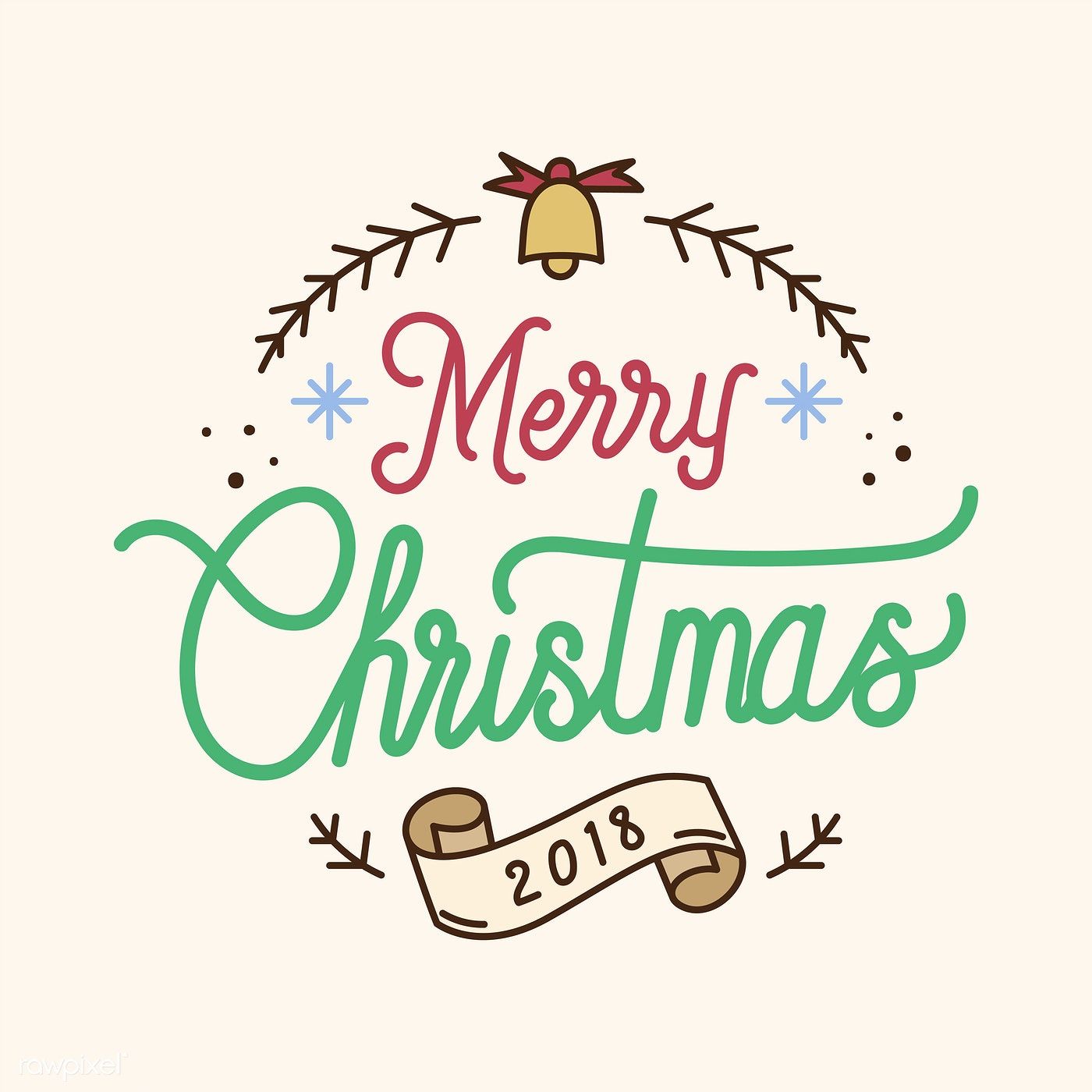 Merry Christmas Vector Free at Vectorified.com | Collection of Merry ...