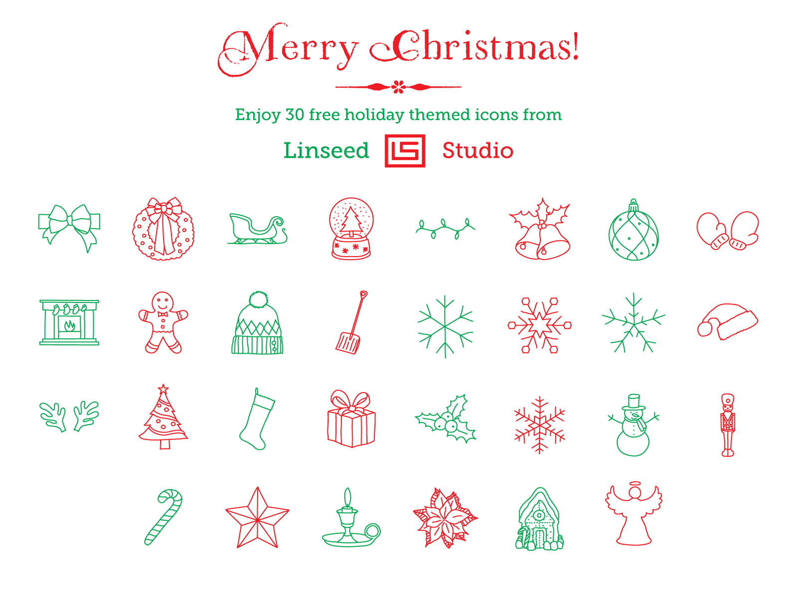 1599x1200 Christmas Vector Freebie Icon Set Help You Make Xmas