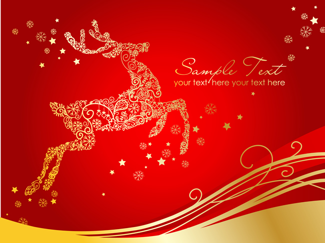 650x487 Merry Christmas Free Vector Graphic Download