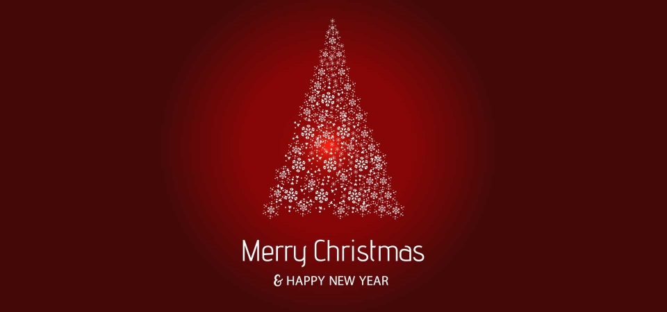 960x450 Merry Christmas Vector Red Background, Background, Christmas, New