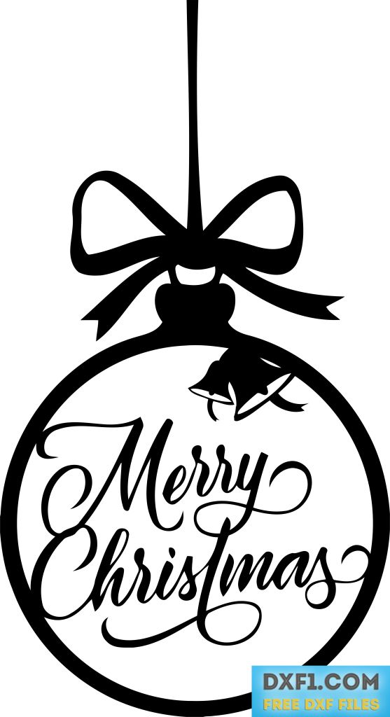 557x1024 Merry Christmas Vector Dxf
