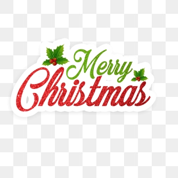 360x360 Merry Christmas Text Png, Vector, And Clipart