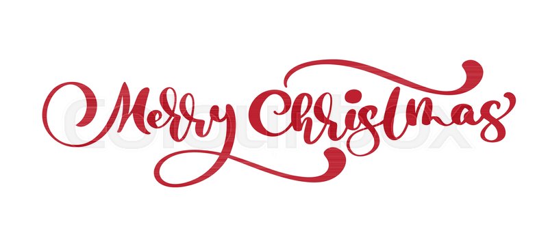 800x360 Merry Christmas Vector Text Stock Vector Colourbox