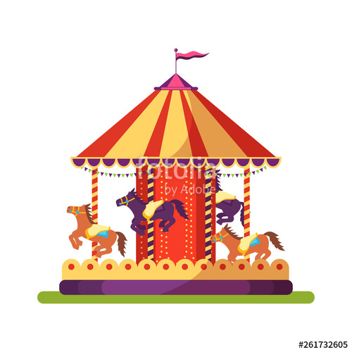 Merry Go Round Vector at Vectorified.com | Collection of Merry Go Round ...