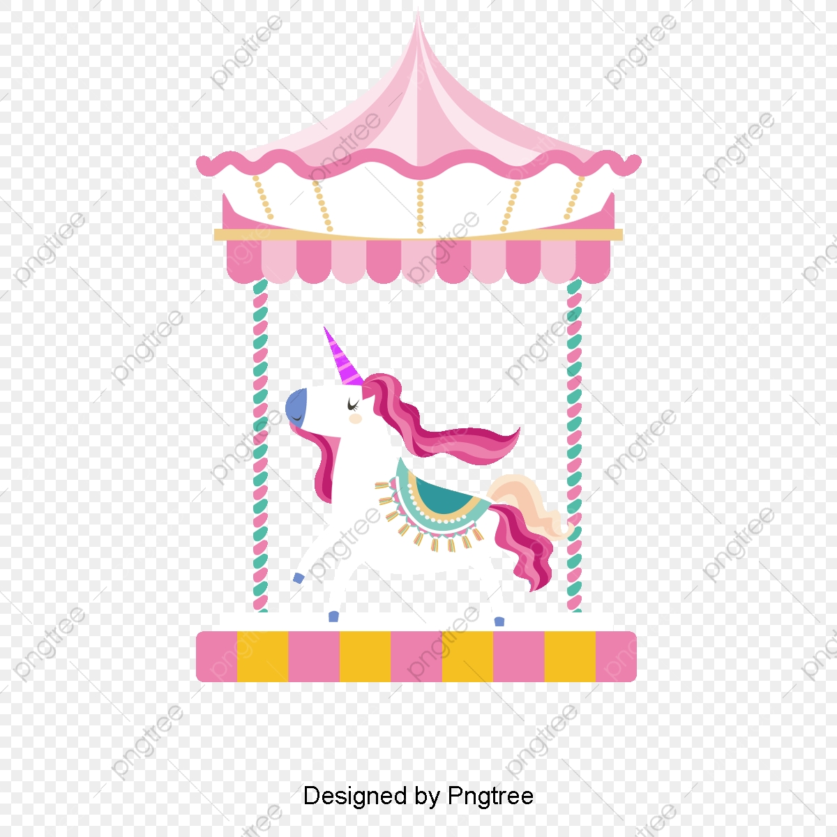 1200x1200 Pink Merry Go Round, Vector Png, Trojan, Merry Go Round Png
