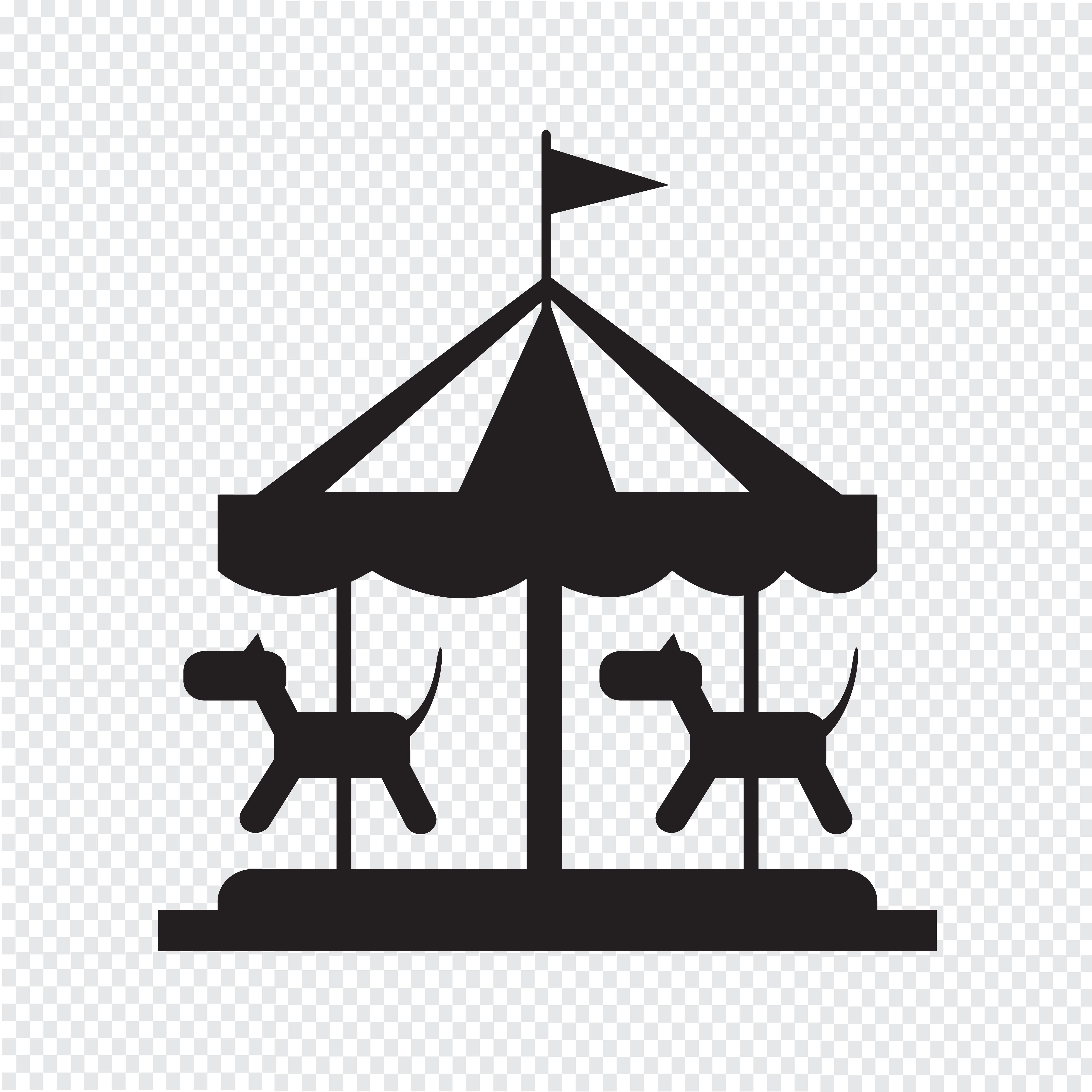 5000x5000 Merry Go Round Icon Vector
