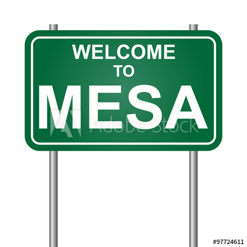 500x500 Welcome To Mesa Vector
