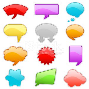 300x300 Shiny Message Bubbles