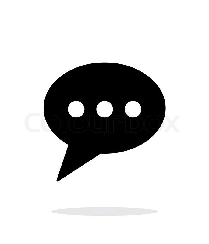 686x800 Phone Message Icon On White Stock Vector Colourbox