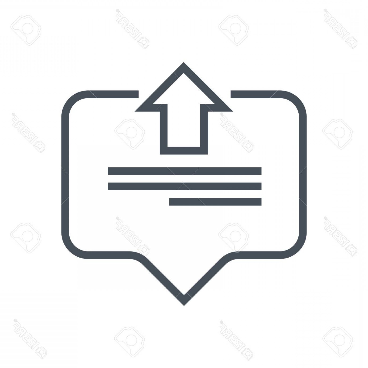 1560x1560 Photostock Vector Direct Message Icon Suitable For Info Graphics