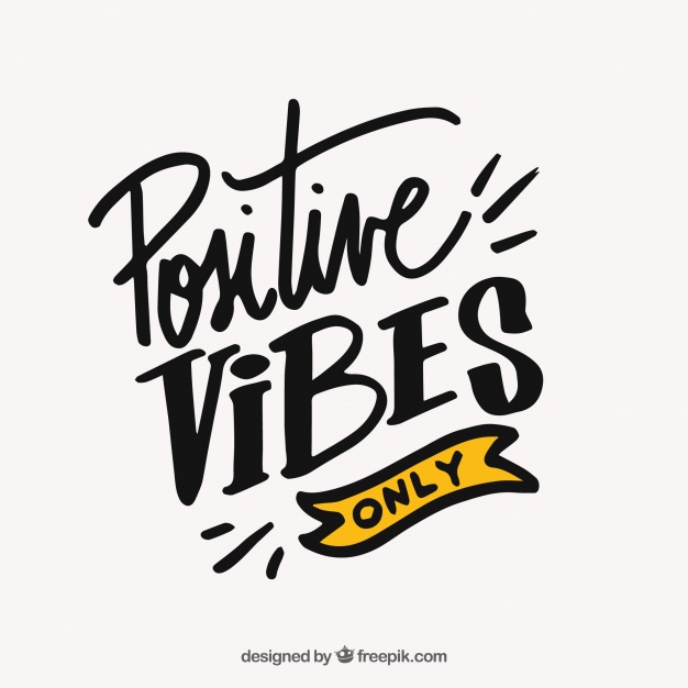 626x626 Lettering Background With Inspirational Message Vector Free Download