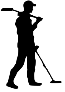 212x300 Metal Detecting Clipart Free Images