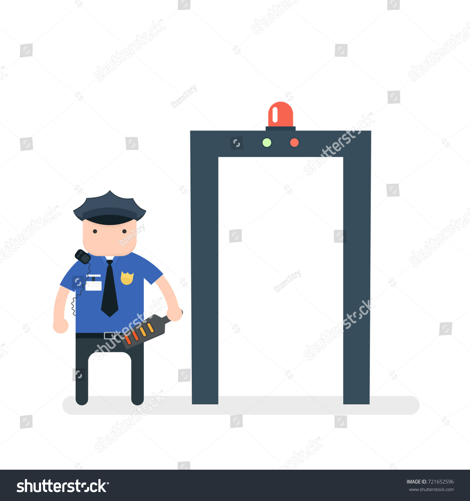 1500x1600 Airport Metal Detector Clipart