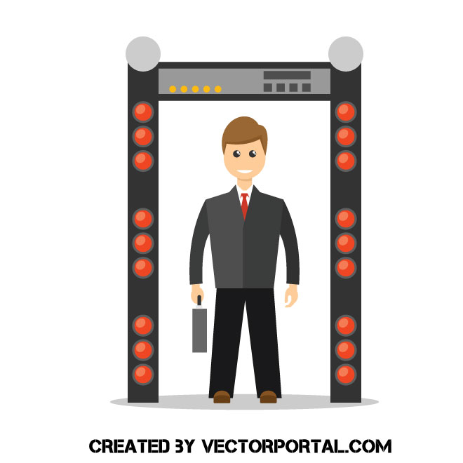 660x660 Metal Detector Vector Image