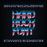 Heavy Metal Alphabet Font Metal Effect Shiny Letters, Numbers 160x160 Heavy Metal Alphabet Font Metal Effect Shiny Letters, Numbers