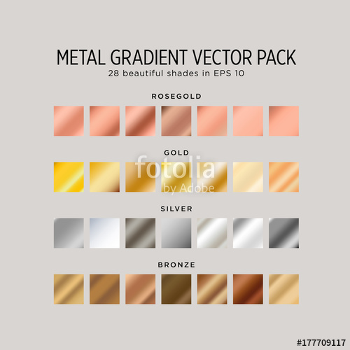 Metal Gradient Vector Pack Beautiful Shades 500x500 Metal Gradient Vector Pack Beautiful Shades