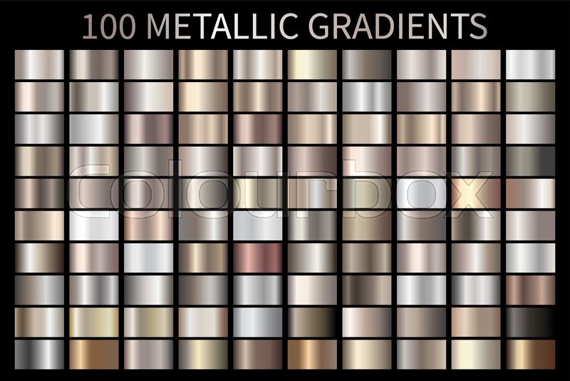 Metallic, Bronze, Silver, Gold, Chrome Stock Vector Colourbox 800x534 Metallic, Bronze, Silver, Gold, Chrome Stock Vector Colourbox