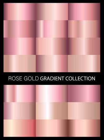 Rose Gold Metal Gradient Vector Collection Royalty Free Vector 335x450 Rose Gold Metal Gradient Vector Collection Royalty Free Vector