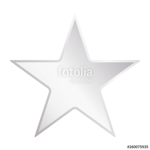 Silver Metal Star Star Logo With Metal Gradient Vector 500x500 Silver Metal Star Star Logo With Metal Gradient Vector