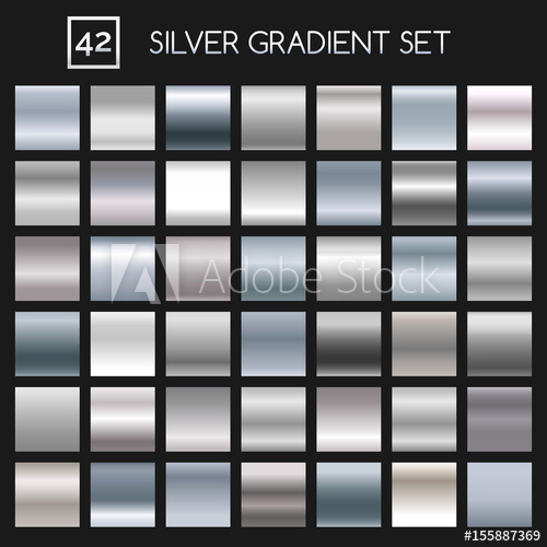 Silver Metallic Gradient Vector Set Argent Or Chrome Metal Vector 500x500 Silver Metallic Gradient Vector Set Argent Or Chrome Metal Vector