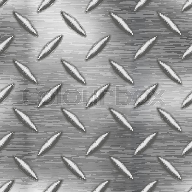 800x800 Industrial Metal Plate With Non Slip Stock Vector Colourbox