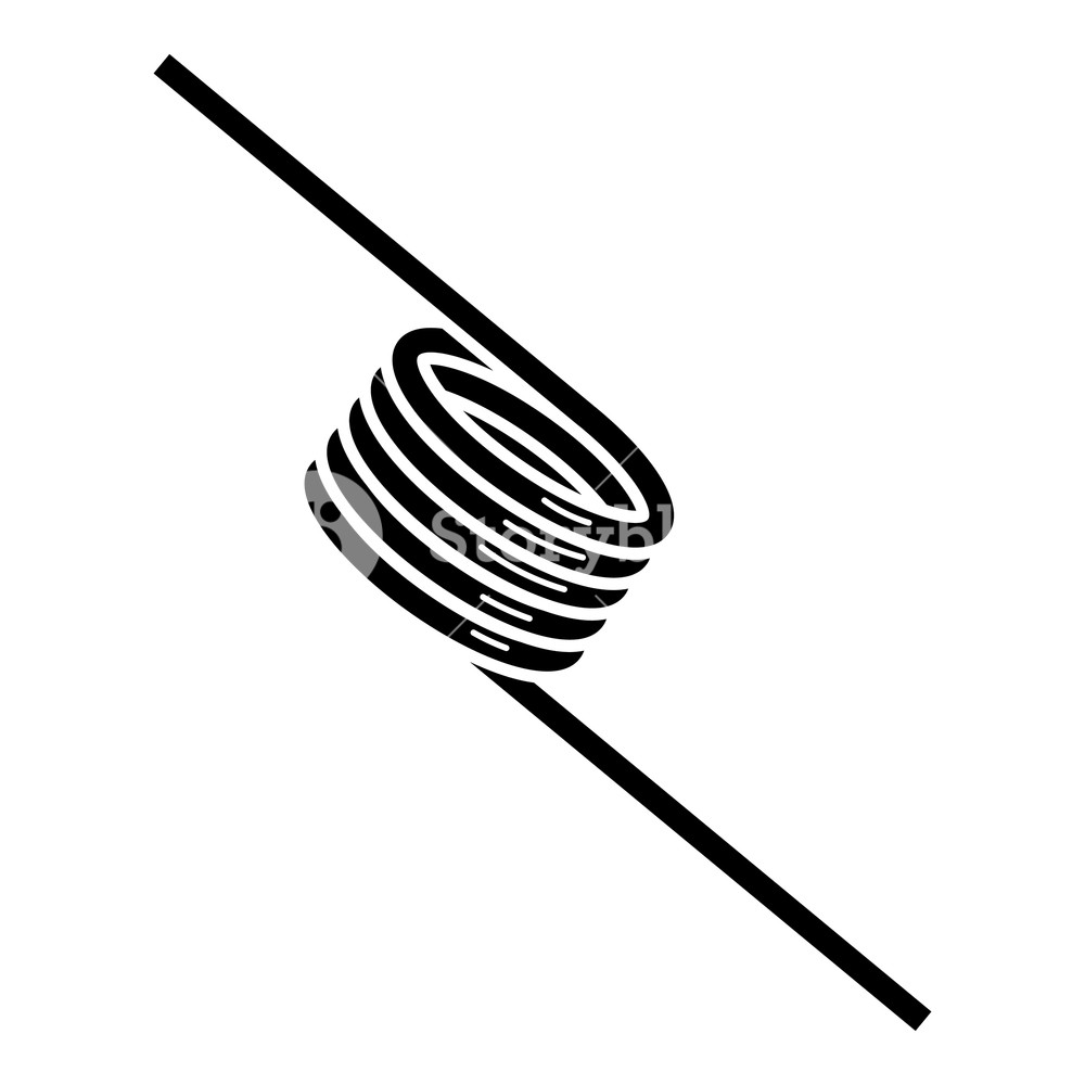 1000x1000 Car Metal Spring Icon Simple Illustration Of Car Metal Spring