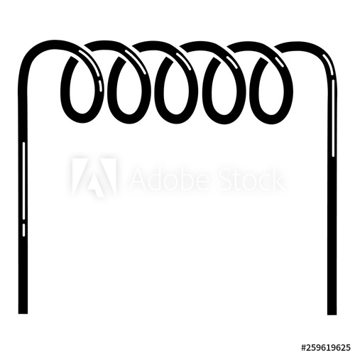 500x500 Metal Spring Icon Simple Illustration Of Metal Spring Vector Icon
