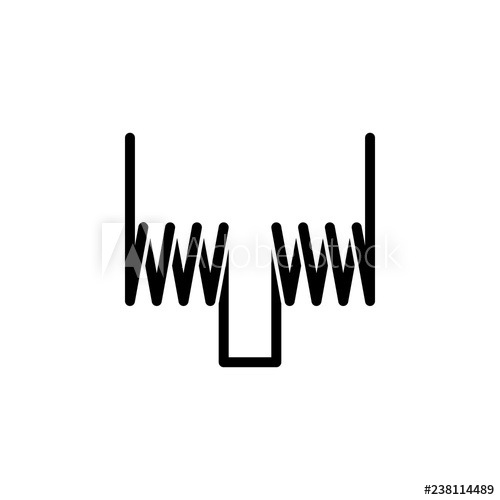 500x500 Metal Spring Vector Icon