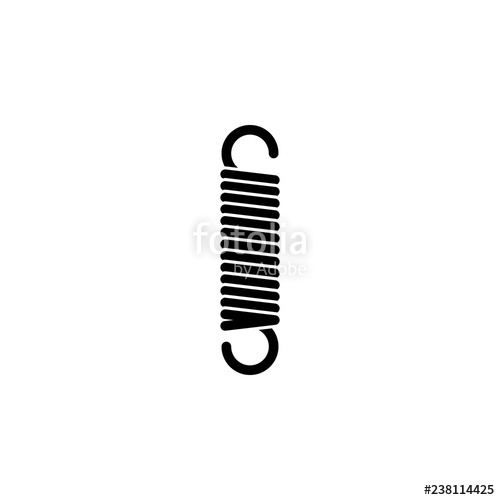 500x500 Metal Spring Vector Icon Stock Image And Royalty Free Vector