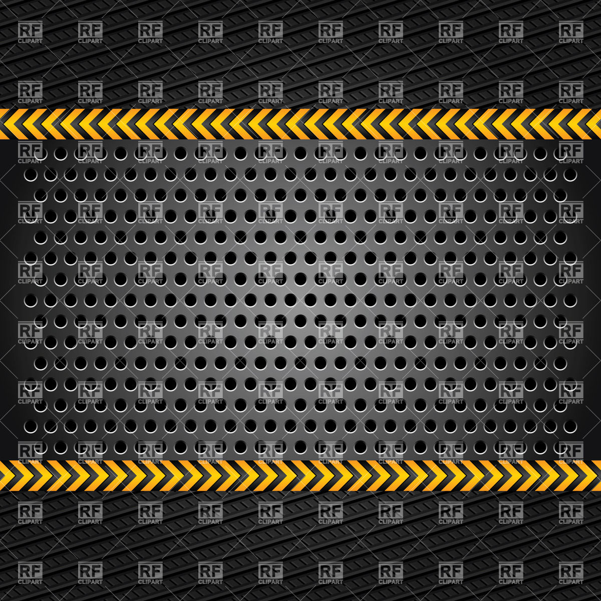 1200x1200 Metallic Background Perforated Sheet With Stripy Lines Vector