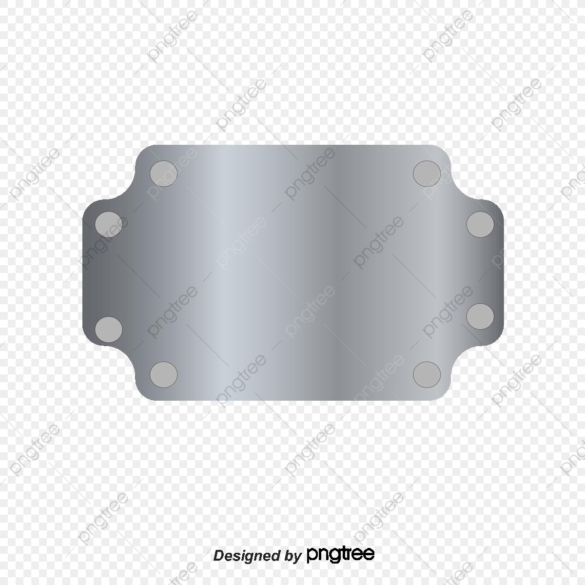 1200x1200 Silver Gray Metal Plate, Vector Material, Metal Label, Rivet Png