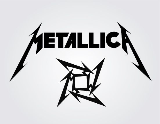 551x426 Metallica Rock Band Vector Logo Crafts In Metallica, Rock