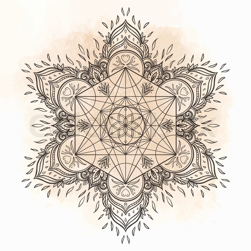 Metatrons Cube Vector