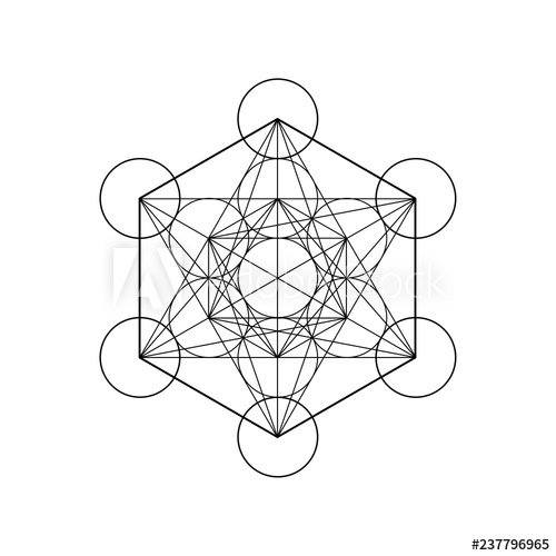 Metatrons Cube Vector at Vectorified.com | Collection of Metatrons Cube ...