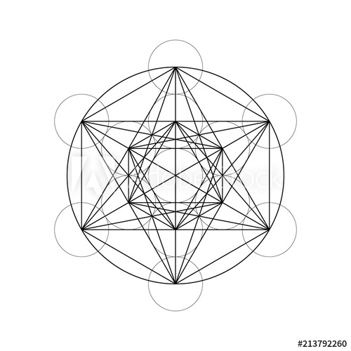 Metatrons Cube Vector at Vectorified.com | Collection of Metatrons Cube ...