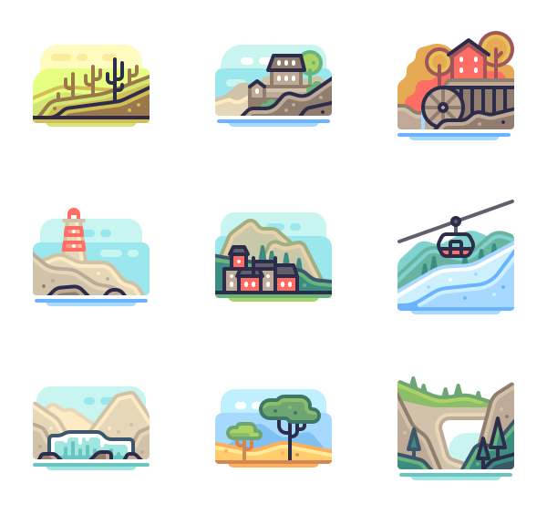 600x564 Meteor Icons