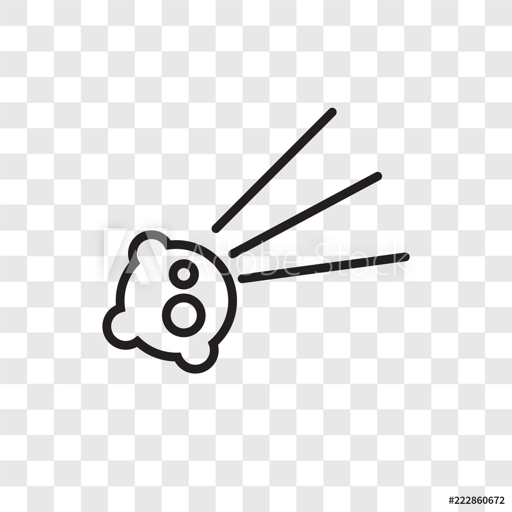 1000x1000 Photo Art Print Meteor Vector Icon Isolated On Transparent