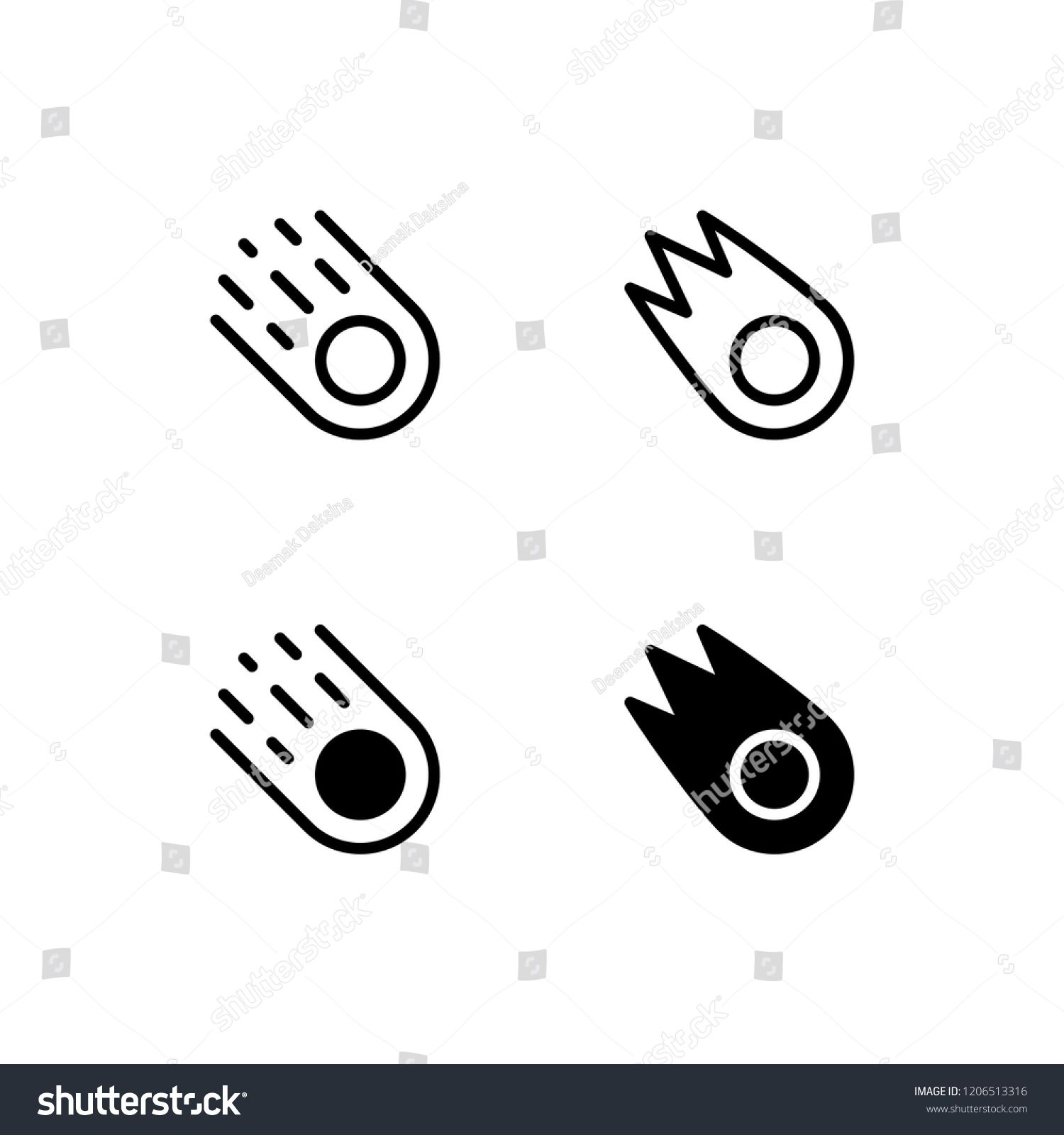 1500x1600 Comet Icon Design Comet, Meteor, Asteroid, Cosmos, Meteorite